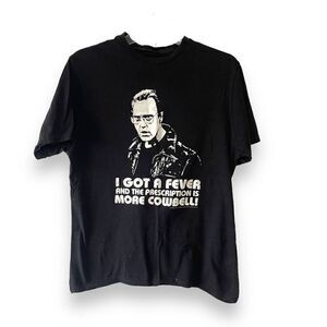 SNL Christopher Walken "MORE COWBELLS" T-shirt, Size M/L